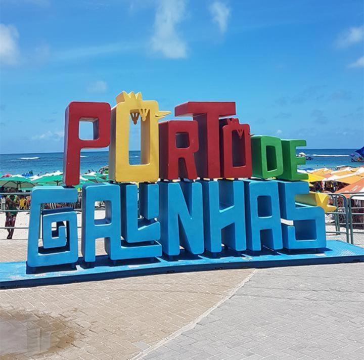 Lindo Apartamento Porto De Galinhas - Ipojuca - Com Churrasqueira E Piscina Exterior foto